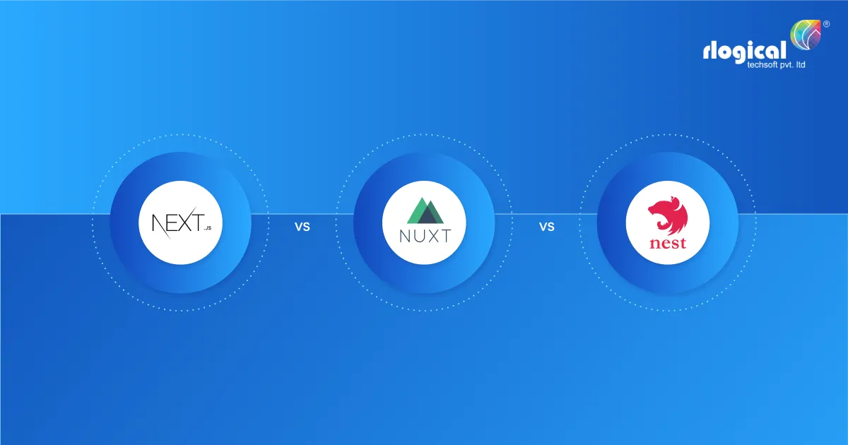 Difference Between Next.js vs. Nuxt.js vs. Nest.js