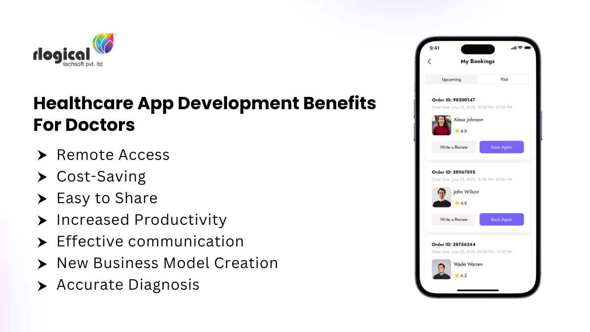 healthcare app development benefits for doctors