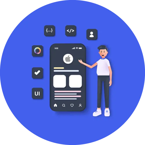 What are the essential steps and elements for making an iOS app?